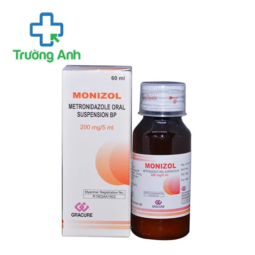 Monizol 200mg/5ml Gracure - Phòng và điều trị nhiễm khuẩn răng miệng