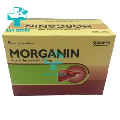 Morganin 500mg - Thuốc giúp điều trị viêm gan, xơ gan hiệu quả