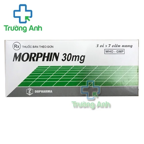 Morphin 30mg Dopharma - Thuốc giảm cơn đau nhanh chóng