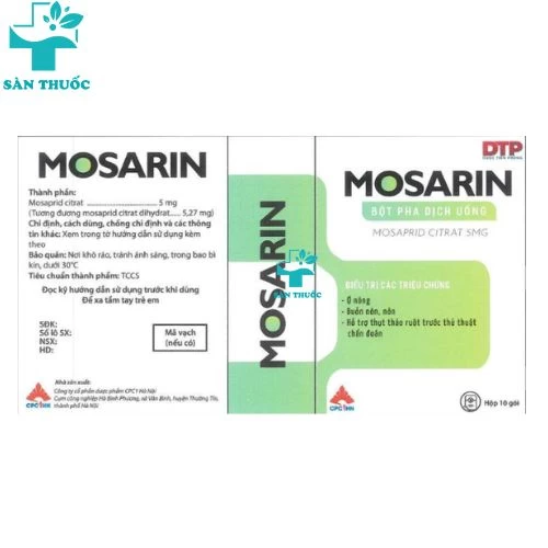 Mosarin  - Mosaprid citrat 5mg CPC1