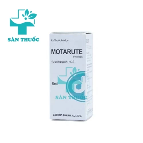 Motarute Daewoo - Thuốc nhỏ mắt điều trị viêm kết mạc do nhiễm khuẩn