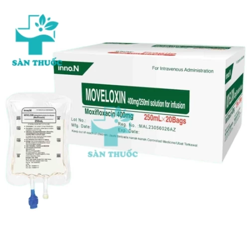 Moveloxin 400mg - Thuốc điều trị nhiễm khuẩn của Hàn Quốc