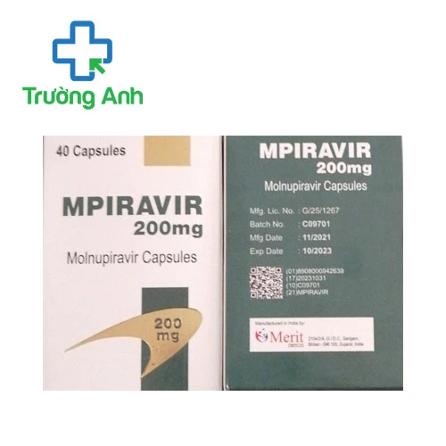 Mpiravir 200mg (Molnupiravir) Merit - Thuốc trị Covid-19 