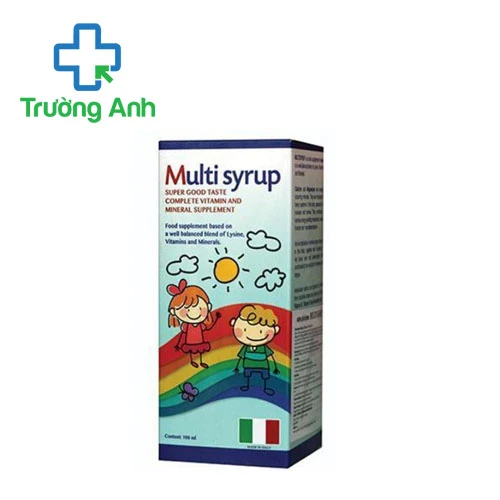 Multi Syrup 100ml Erbex - Hỗ trợ tăng sức đề kháng, giảm biếng ăn