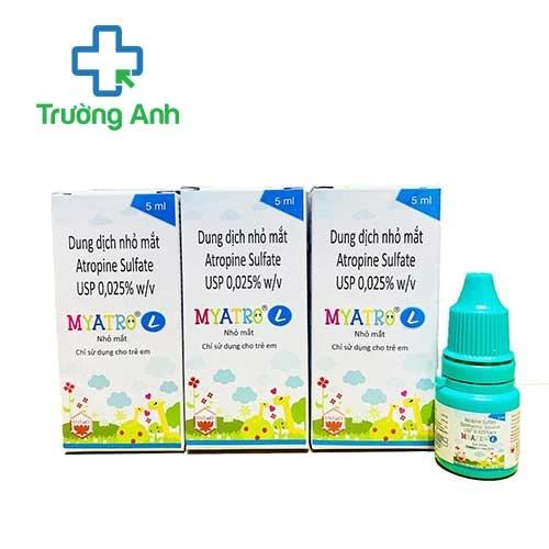 Myatro L 0.025% 5ml - Thuốc kiểm soát độ cận thị ở trẻ em