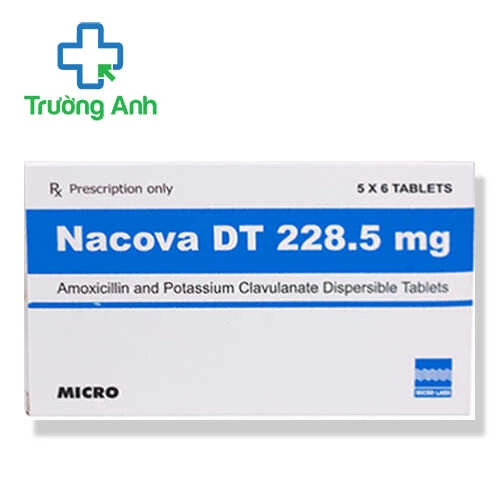 Nacova DT 228.5mg Micro - Thuốc trị nhiễm khuẩn của Ấn Độ