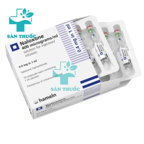Naloxone-hameln 0.4mg/ml Injection - Thuốc trị suy giảm hô hấp