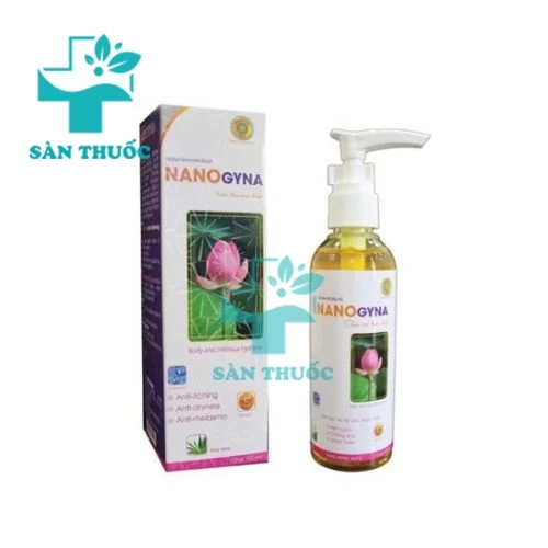 Gel vệ sinh phụ nữ Nanogyna - Làm sạch vùng kín, ngừa viêm nhiễm