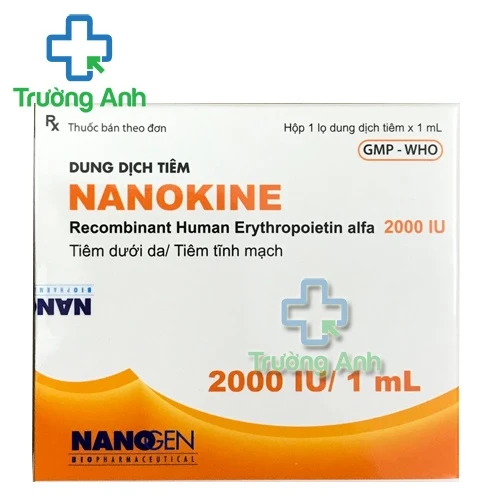 Nanokine 2000IU/ml - Thuốc tiêm điều trị thiếu máu của Nanogen