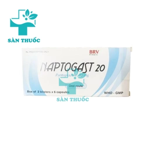 Naptogast 20 BV Pharma - Thuốc trị viêm loét dạ dày, tá tràng