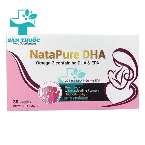 Natapure DHA Phytopharma - Giúp bổ sung Omega 3 cho bà bầu