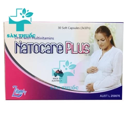 Natocare Plus - Hỗ trợ bổ sung DHA và Vitamin cho mẹ bầu của Úc