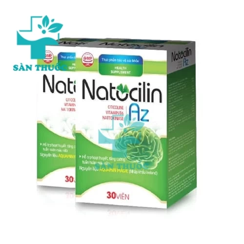 Natocilin Az - Thực phẩm tăng cường tuần hoàn não của AZ Pharm