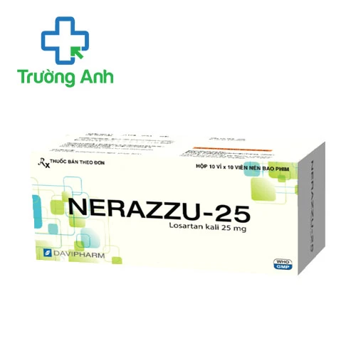 Nerazzu-25 - Thuốc điều trị tăng huyết áp của Davipharm