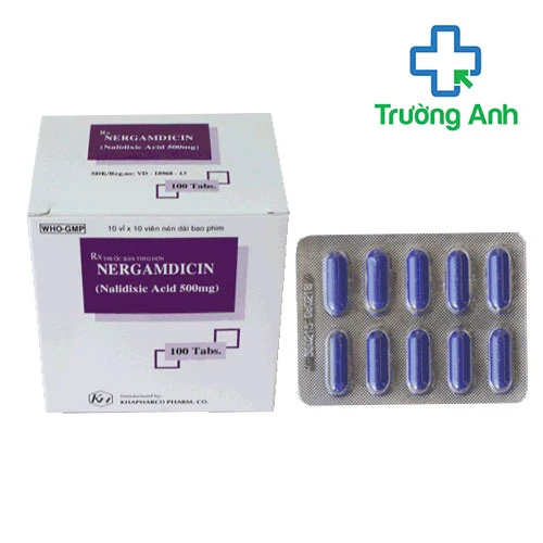Nergamdicin 500mg Khapharco - Thuốc trị nhiễm khuẩn tiết niệu