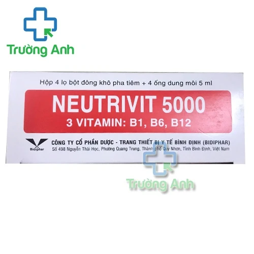 Neutrivit 5000 - Thuốc điều trị các bệnh thiếu hụt vitamin nhóm B