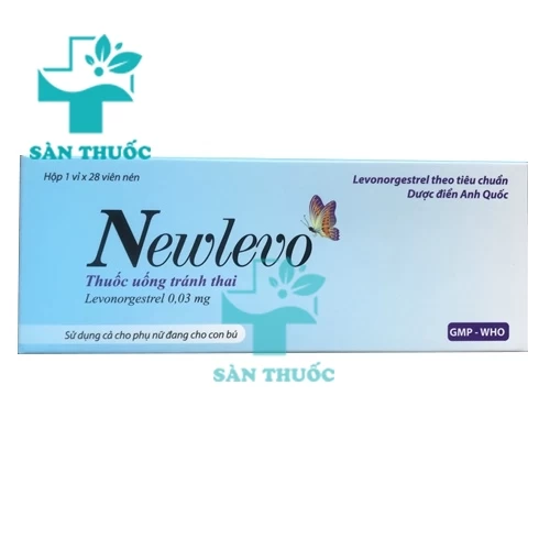 Newlevo - Thuốc tránh thai hàng ngày của Ba Đình Pharma