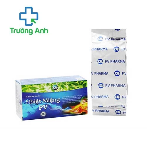 Nhiệt miệng PV (vỉ) - Hỗ trợ trị nhiệt miệng, viêm loét miệng