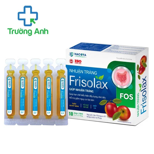 Nhuận tràng Frisolax Fusi - Hỗ trợ điều trị đầy hơi, khó tiêu, táo bón