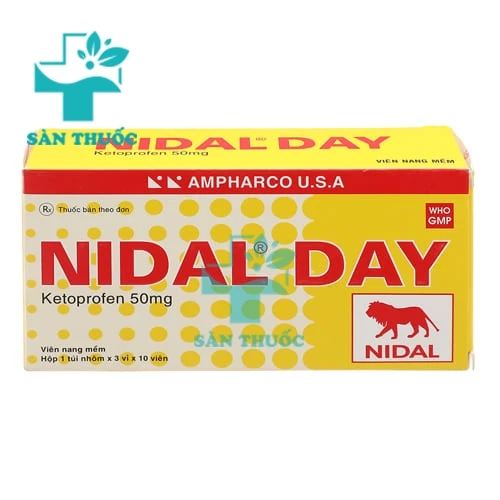 Nidal Day Ampharco USA - Chống viêm, giảm đau cơ xương khớp