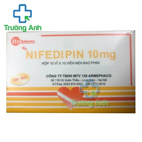 Nifedipin 10mg Armephaco - Thuốc điều trị tăng huyết áp hiệu quả