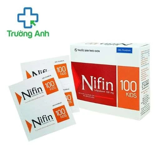 Nifin 100 Kids DHG - Điều trị nhiễm khuẩn đường hô hấp dưới
