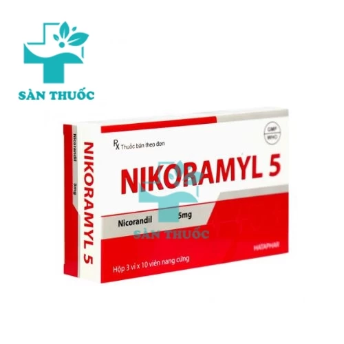 Nikoramyl 5- Thuốc kiểm soát bệnh mạch vành hiệu quả