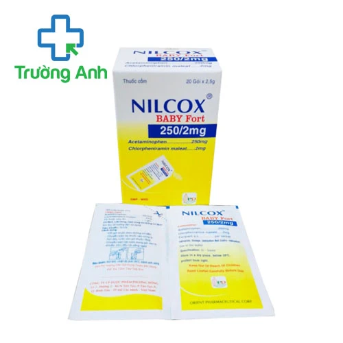Nilcox Baby Fort 250/2mg - Thuốc điều trị cảm cúm cho trẻ