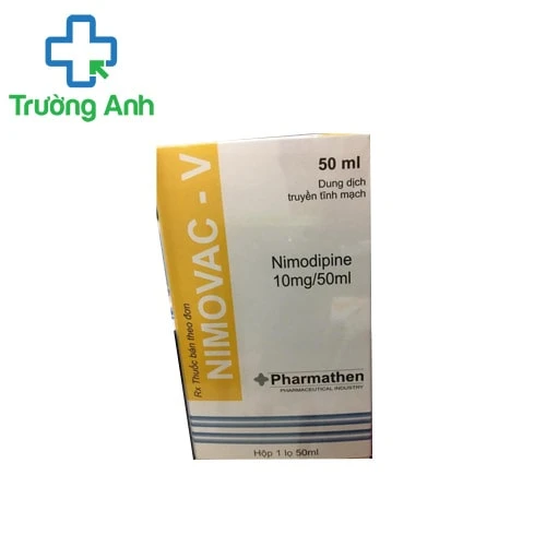 Nimovac-V 10mg/50ml Pharmathen - Trị xuất huyết dưới màng nhện