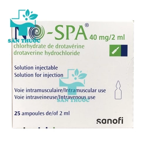 No-spa 40mg/2ml - Thuốc giúp điều trị đau dạ dày hiệu quả