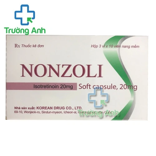 Nonzoli 20mg - Thuốc trị mụn trứng cá hiệu quả của Hàn