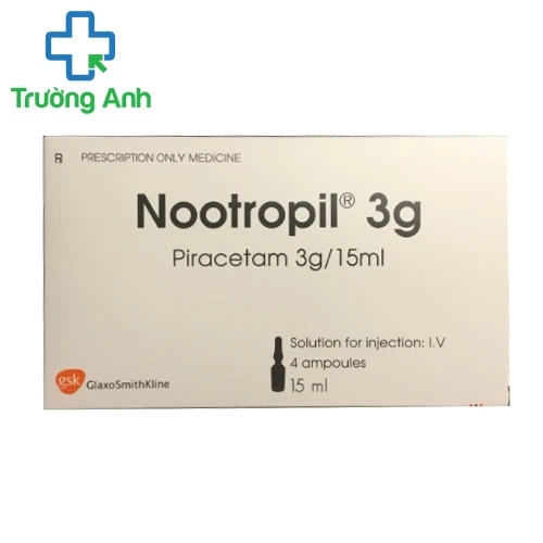 Nootropil 3g - Thuốc điều trị triệu chứng do tổn thương não