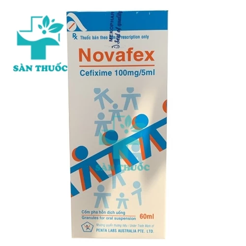 Novafex 100mg/5ml - Thuốc điều trị nhiễm khuẩn của Mekophar