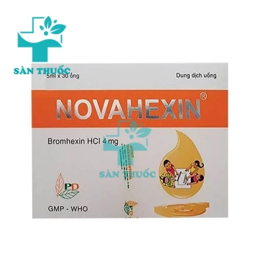 NOVAHEXIN 5 ML - Thuốc điều trị phế quản của Phương Đông Pharma