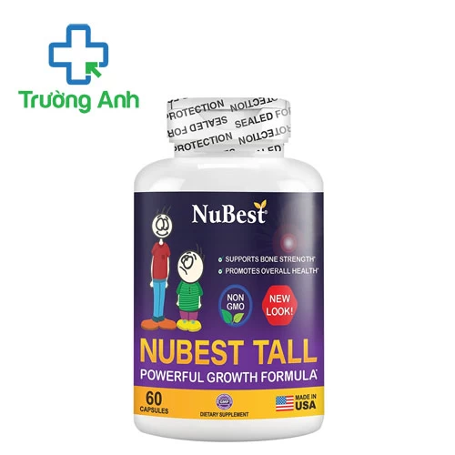 Nubest Tall - Giúp bổ sung canxi và Vitamin D cho trẻ