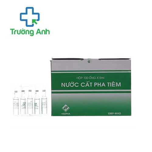 Nước cất pha tiêm 5ml Vidipha - Dung hòa các thuốc tiêm hiệu quả