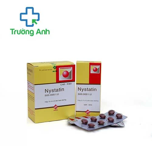 Nystatin 500.000I.U Vidipha - Thuốc điều trị nhiễm nấm hiệu quả