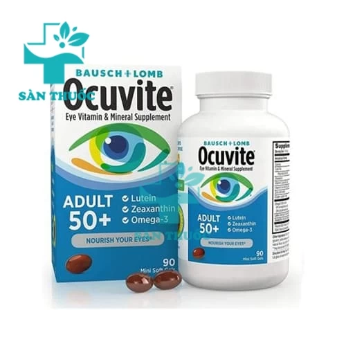 Ocuvite Adult 50+ Bausch & Lomb - Hỗ trợ tăng cường thị lực