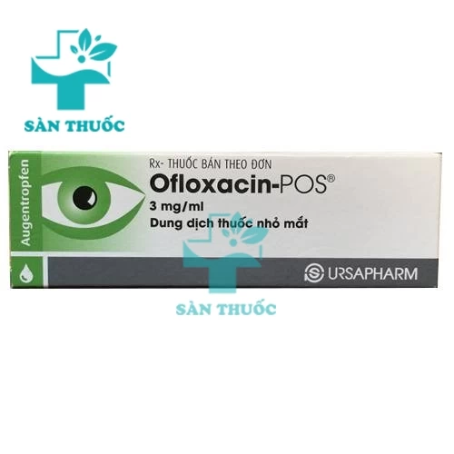 Ofloxacin-POS - Thuốc điều trị nhiễm trùng bên ngoài mắt của Đức