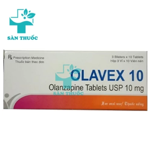 Olavex 10mg - Thuốc điều trị tâm thần phân liệt của Ấn Độ