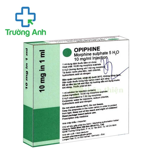 Opiphine - Thuốc điều trị giảm đau mạnh của Đức