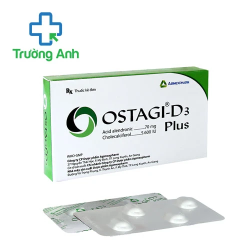 Ostagi- D3 plus Agimexpharm - Thuốc điều trị loãng xương hiệu quả