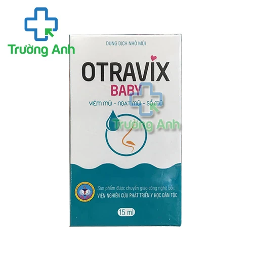 Otravix baby - Dung dịch nhỏ mũi hỗ trợ điều trị viêm mũi cho trẻ