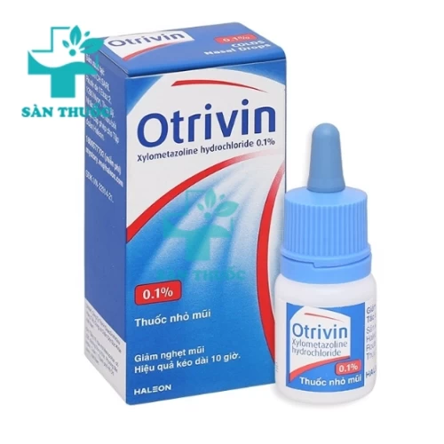Otrivin 0.1% Drop - Thuốc điều trị ngạt mũi hiệu quả