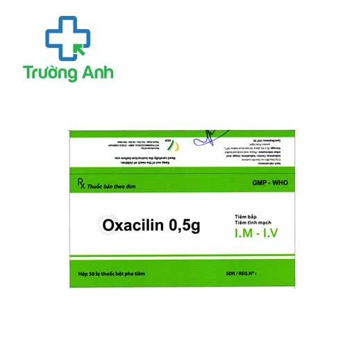 Oxacilin 0,5g VCP - Thuốc điều trị nhiễm khuẩn nhanh chóng