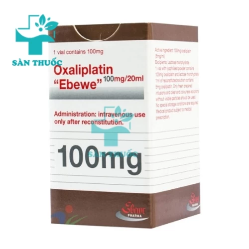 Oxaliplatin "Ebewe" 100mg/20ml - Thuốc trị ung thư đường ruột 