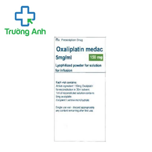 Oxaliplatin Medac 150mg Oncotec - Thuốc trị ung thư đại tràng