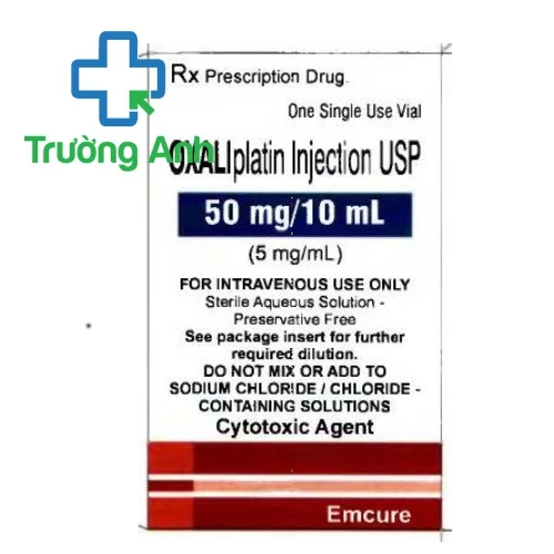 Oxaliplatin Hospira 50mg/10ml - Thuốc trị ung thư đường tiêu hóa