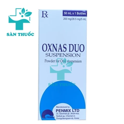 Oxnas Duo Suspension 200mg/28,5mg Penmix - Thuốc trị nhiễm khuẩn