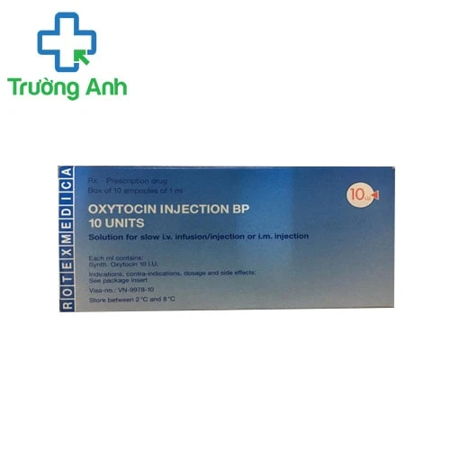 Oxytocin injection BP 10 Units Rotexmedica - Thuốc trợ sinh